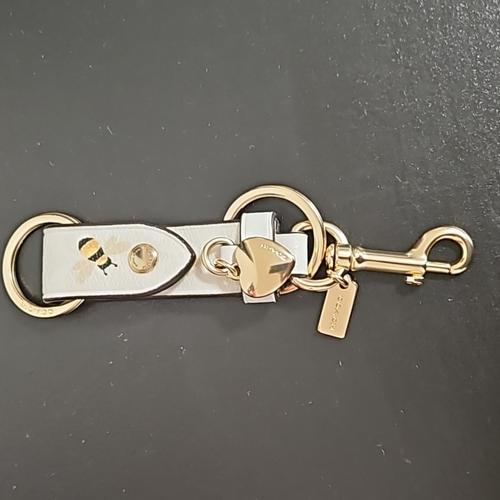 Coach key charm